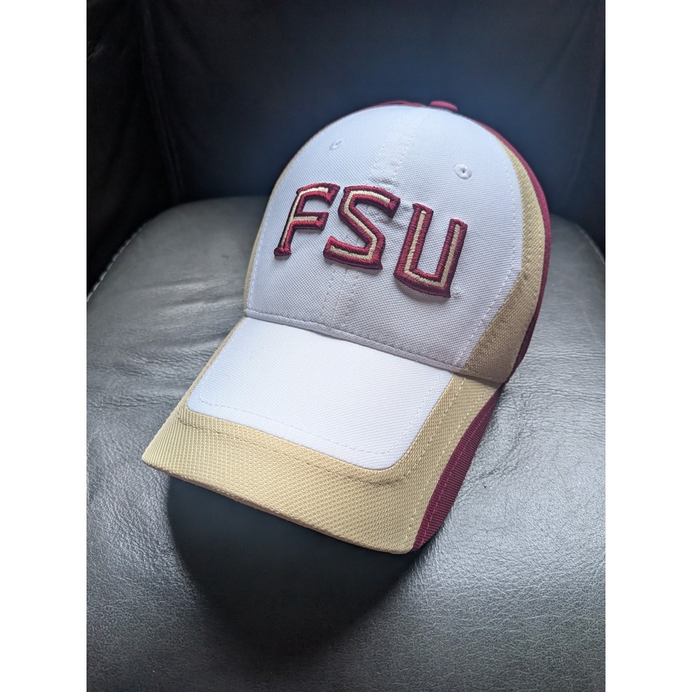 Nike FSU Seminoles Baseball Hat Mens OSFM Legacy91 Dri-FIT Garnet Gold White